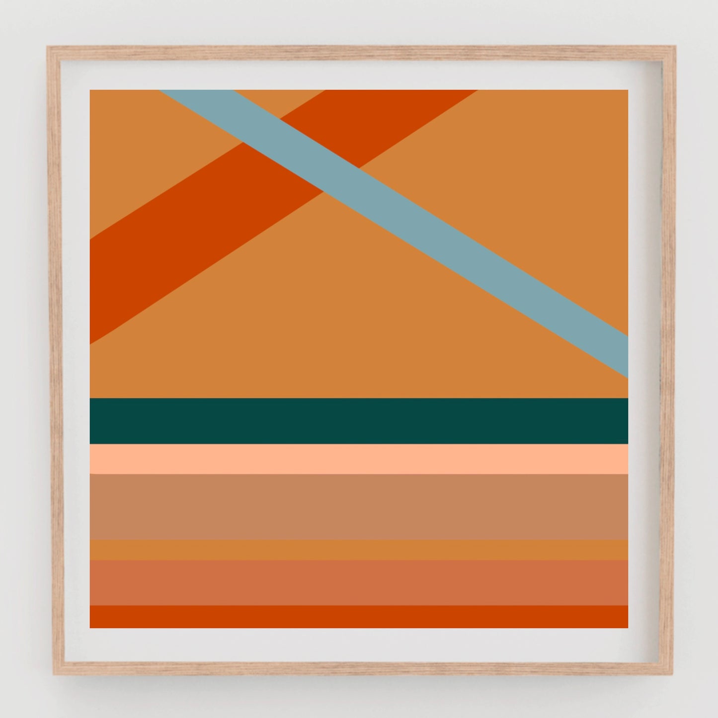 Golden Rays 12” x 12” Art Print