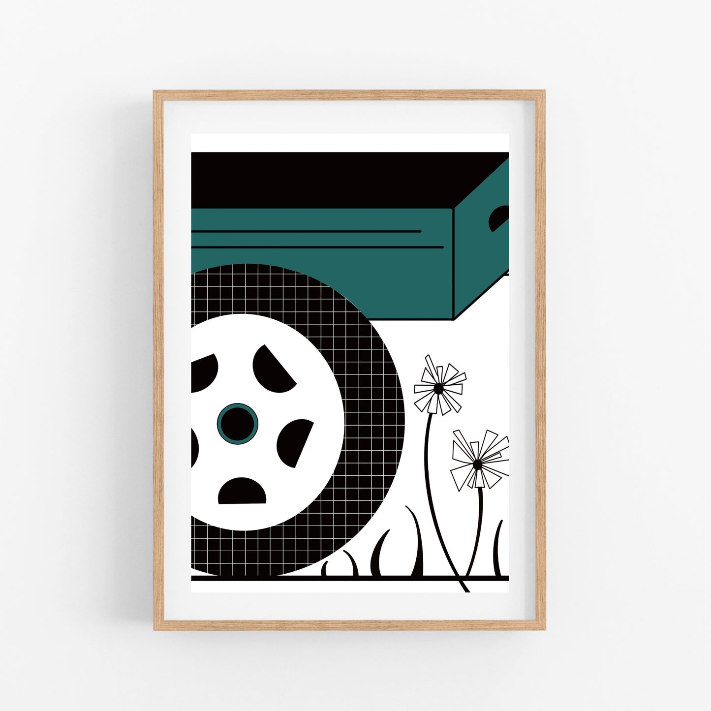 The Farm Truck // Teal // Limited Edition Screen Print