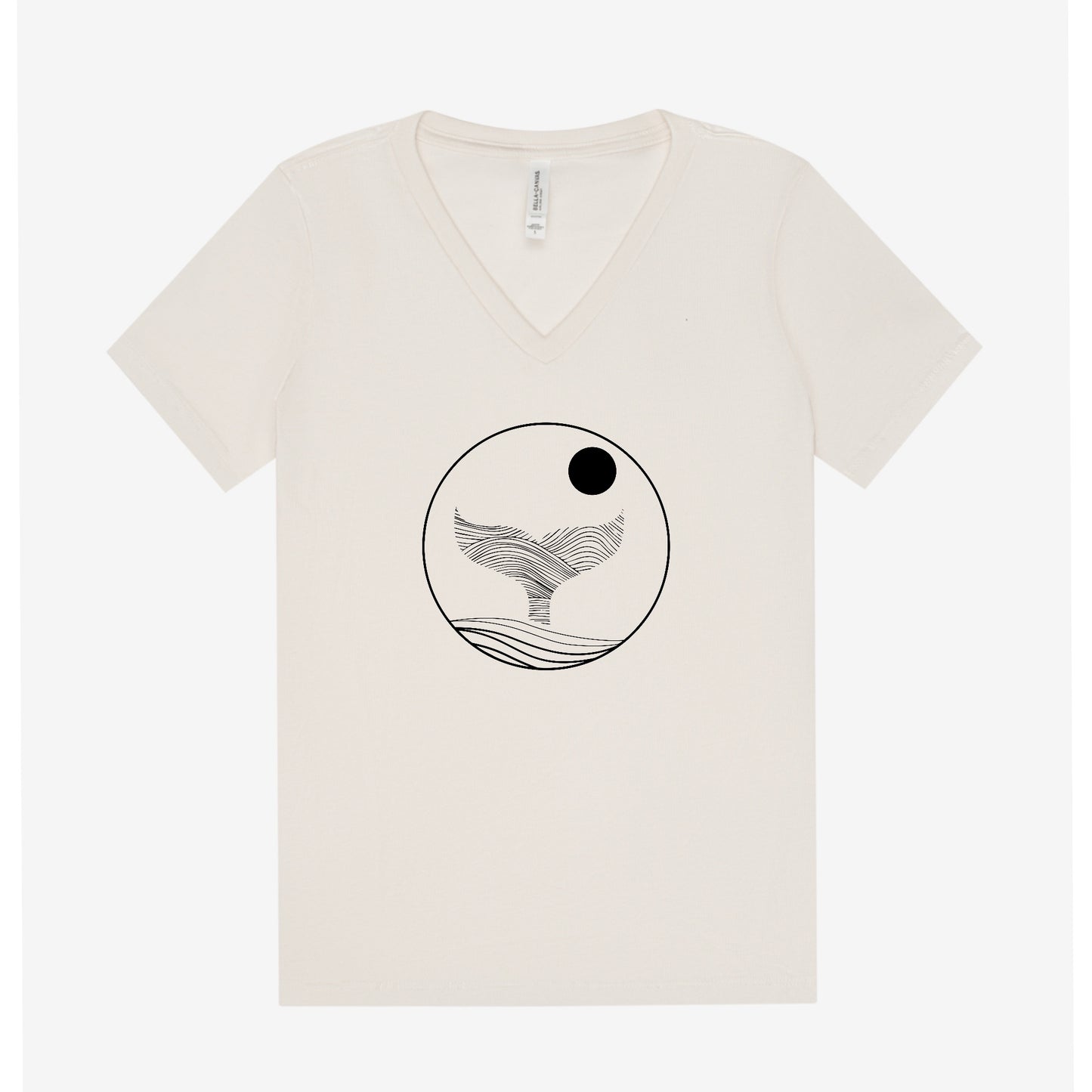 The WHALE V-Neck Tee