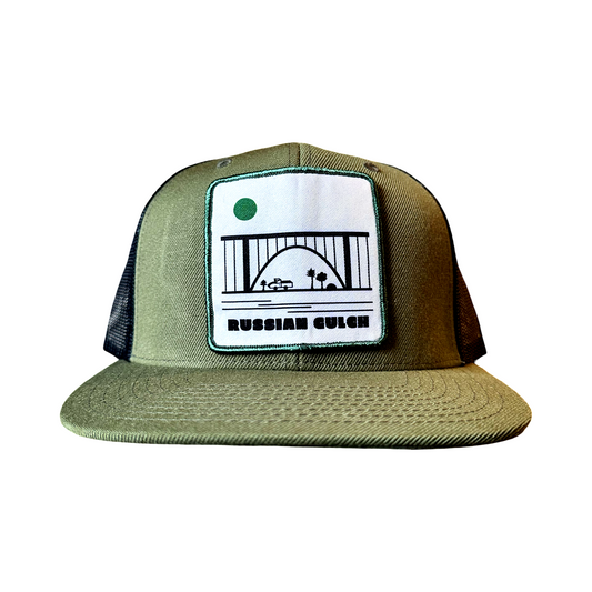 The RUSSIAN GULCH Trucker Hat // Olive + Emerald
