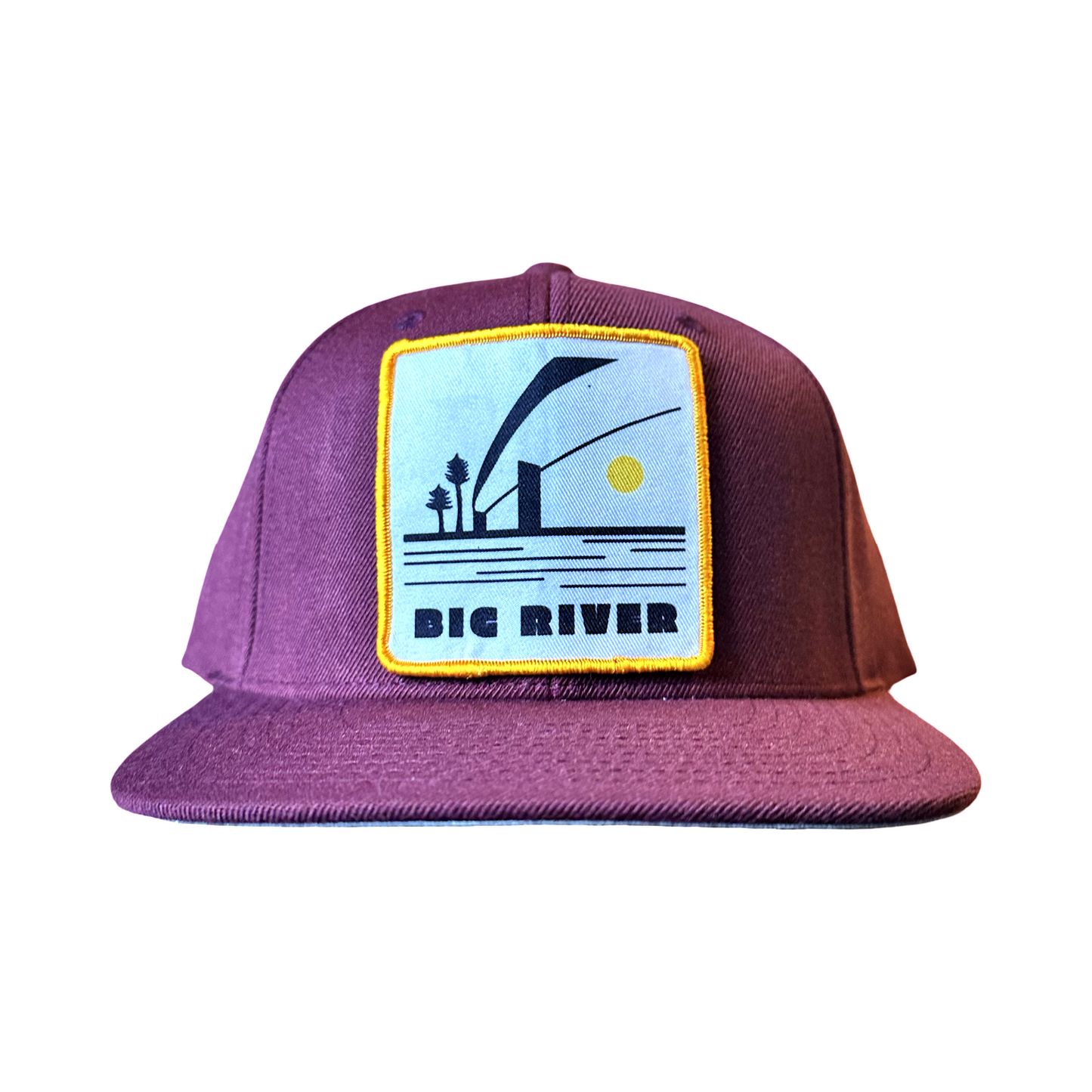 The BIG RIVER Hat // Burgundy + Gold