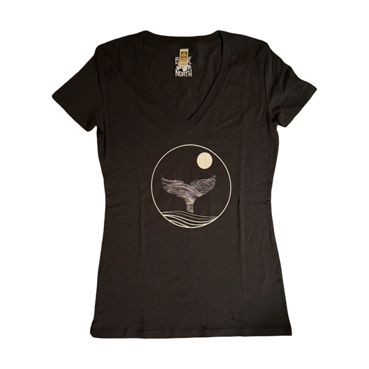 The WHALE V-Neck Tee
