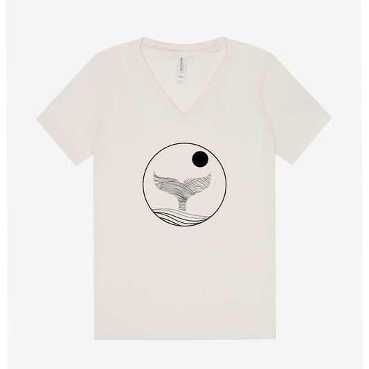 The WHALE V-Neck Tee